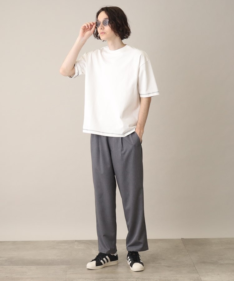 ザ ショップ ティーケー（メンズ）(THE SHOP TK(Men))の配色ステッチオーバーサイズTシャツ16