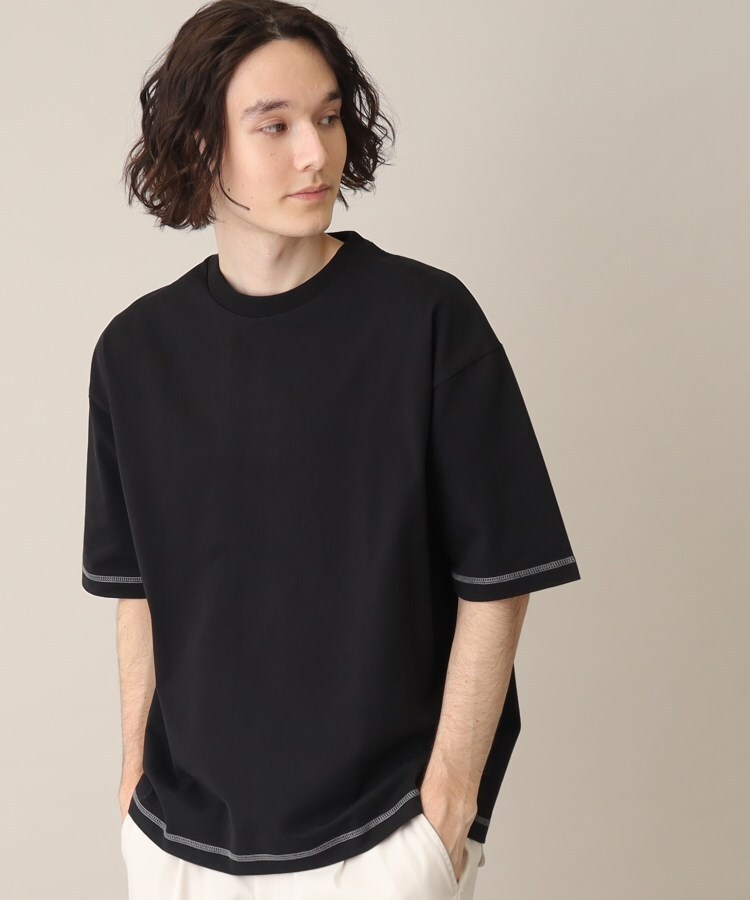 ザ ショップ ティーケー（メンズ）(THE SHOP TK(Men))の配色ステッチオーバーサイズTシャツ25