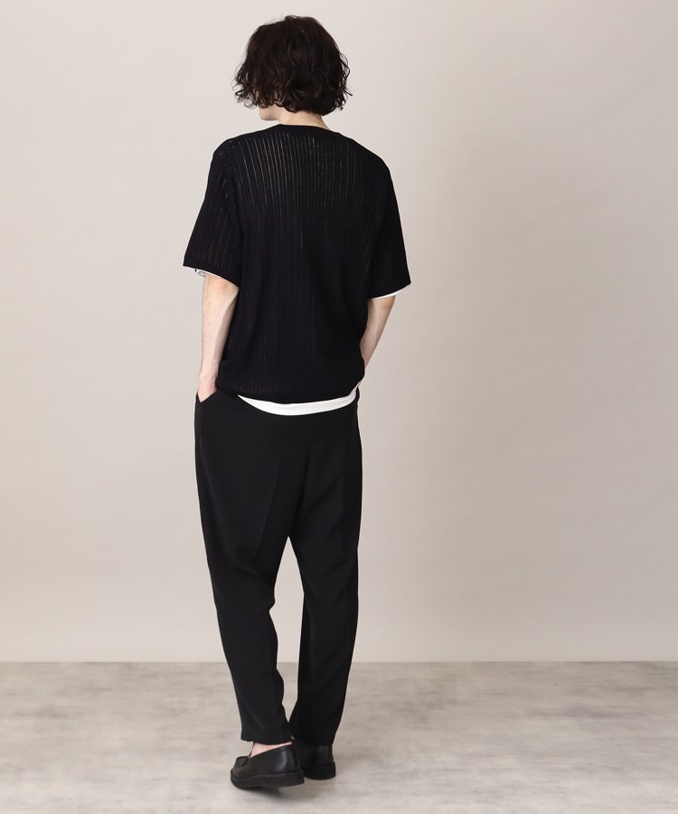 ザ ショップ ティーケー（メンズ）(THE SHOP TK(Men))の【2枚セットアイテム】シアーメッシュニット＋半袖Ｔシャツアンサンブル10