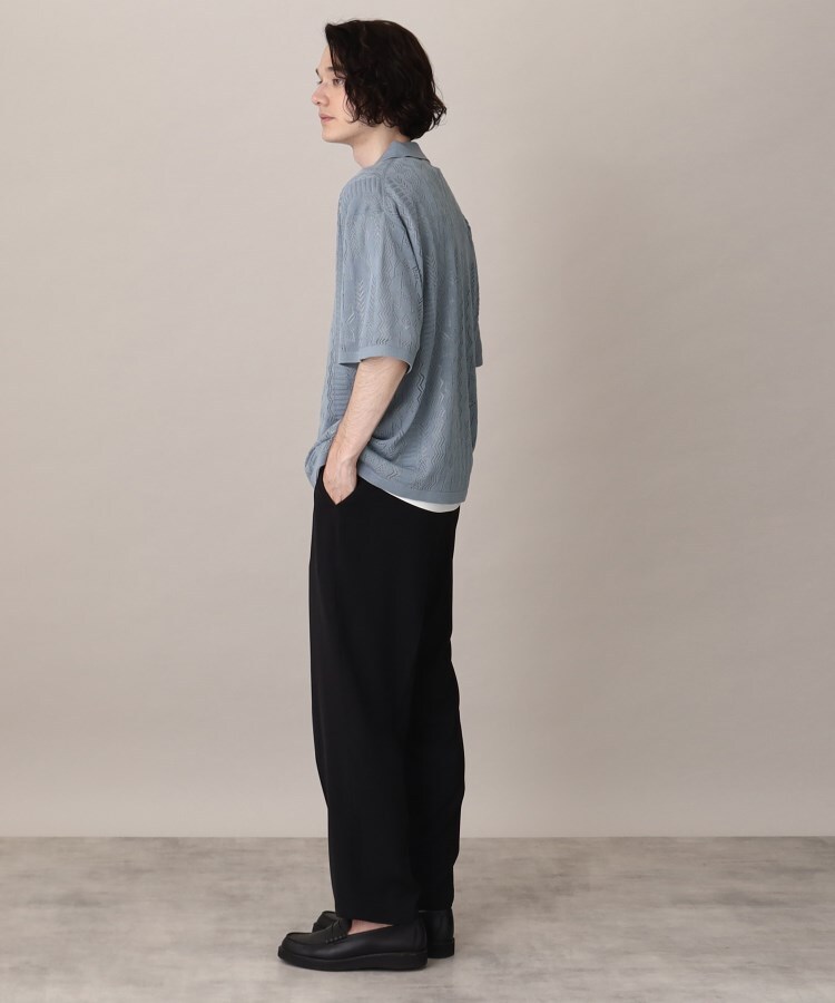 ザ ショップ ティーケー（メンズ）(THE SHOP TK(Men))の【2枚セットアイテム】シアーメッシュニットポロ＋半袖Ｔシャツアンサンブル18