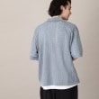 ザ ショップ ティーケー（メンズ）(THE SHOP TK(Men))の【2枚セットアイテム】シアーメッシュニットポロ＋半袖Ｔシャツアンサンブル21