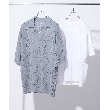 ザ ショップ ティーケー（メンズ）(THE SHOP TK(Men))の【2枚セットアイテム】シアーメッシュニットポロ＋半袖Ｔシャツアンサンブル35