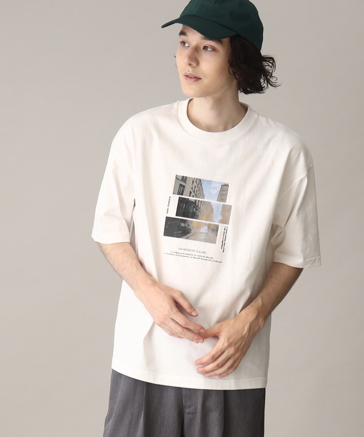 ユニセックスでオススメ】ParisグラフィックプリントロゴTシャツ（Ｔ