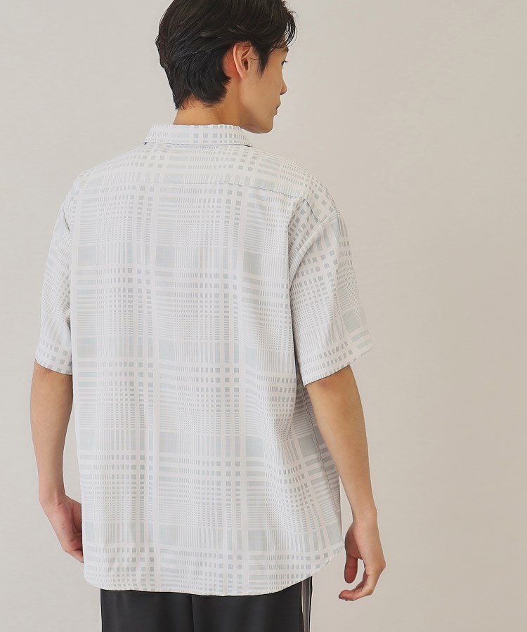 ザ ショップ ティーケー（メンズ）(THE SHOP TK(Men))の【10色展開】プリントデザインシャツ チェック／ブロッキング／マーブル／ブラシアート25