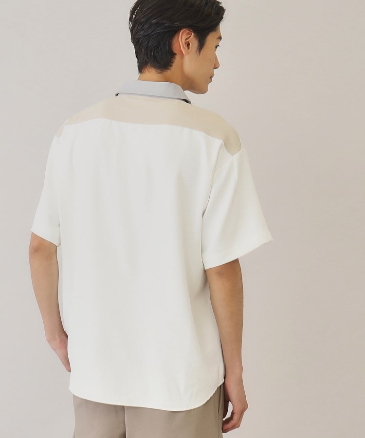 ザ ショップ ティーケー（メンズ）(THE SHOP TK(Men))の【10色展開】プリントデザインシャツ チェック／ブロッキング／マーブル／ブラシアート44