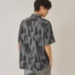 ザ ショップ ティーケー（メンズ）(THE SHOP TK(Men))の【10色展開】プリントデザインシャツ チェック／ブロッキング／マーブル／ブラシアート34