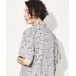 ザ ショップ ティーケー（メンズ）(THE SHOP TK(Men))の【10色展開】プリントデザインシャツ チェック／ブロッキング／マーブル／ブラシアート チャコールグレー(614)