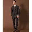 ザ ショップ ティーケー（メンズ）(THE SHOP TK(Men))のAVANTウーリーヘリンボンジャケット【セットアップ可/ビジネス対応/洗える/ストレッチ素材/シワになりにくい】2