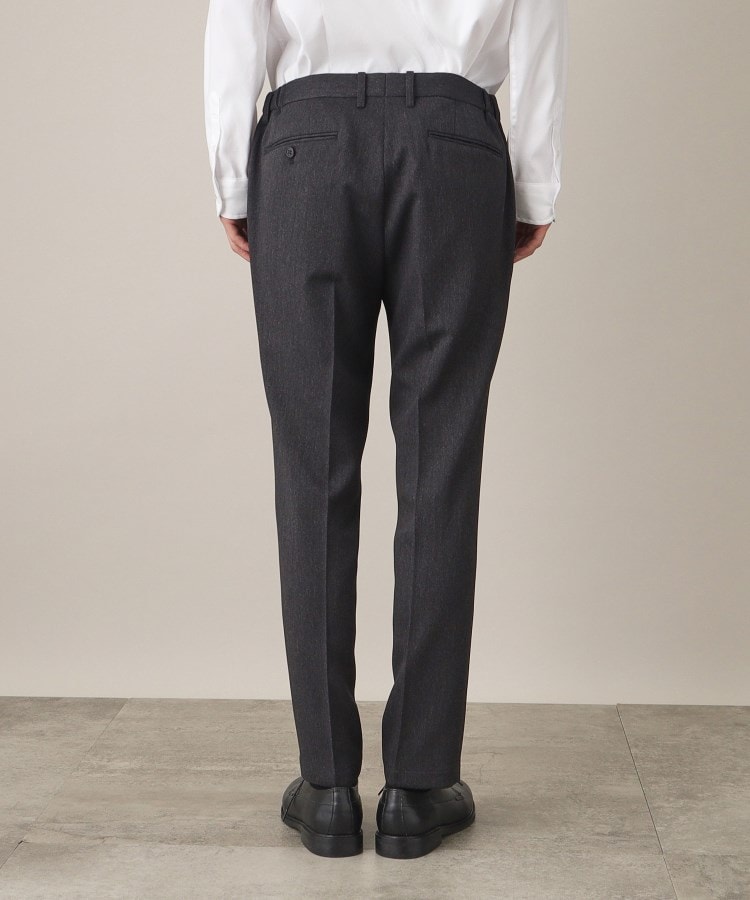ザ ショップ ティーケー（メンズ）(THE SHOP TK(Men))のAVANTウーリーヘリンボンスラックス【セットアップ可/ビジネス対応/洗える/ストレッチ素材/シワになりにくい】4