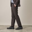 ザ ショップ ティーケー（メンズ）(THE SHOP TK(Men))のAVANTウーリーヘリンボンスラックス【セットアップ可/ビジネス対応/洗える/ストレッチ素材/シワになりにくい】10