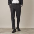 ザ ショップ ティーケー（メンズ）(THE SHOP TK(Men))のAVANTウーリーヘリンボンスラックス【セットアップ可/ビジネス対応/洗える/ストレッチ素材/シワになりにくい】 チャコールグレー(614)