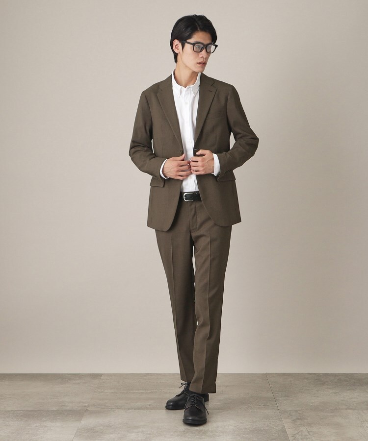 ザ ショップ ティーケー（メンズ）(THE SHOP TK(Men))のAVANTドライツイルスラックス【セットアップ可/ビジネス対応/洗える/ストレッチ素材/シワになりにくい】12