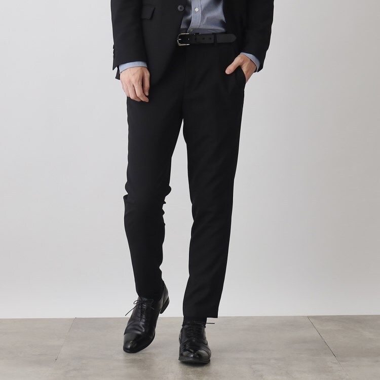 ザ ショップ ティーケー（メンズ）(THE SHOP TK(Men))のAVANTドライツイルスラックス【セットアップ可/ビジネス対応/洗える/ストレッチ素材/シワになりにくい】 フルレングスパンツ