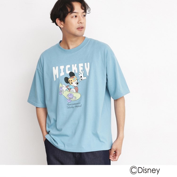 ザ ショップ ティーケー（メンズ）(THE SHOP TK(Men))のミッキーマウス　ディズニー半袖Ｔシャツ Ｔシャツ