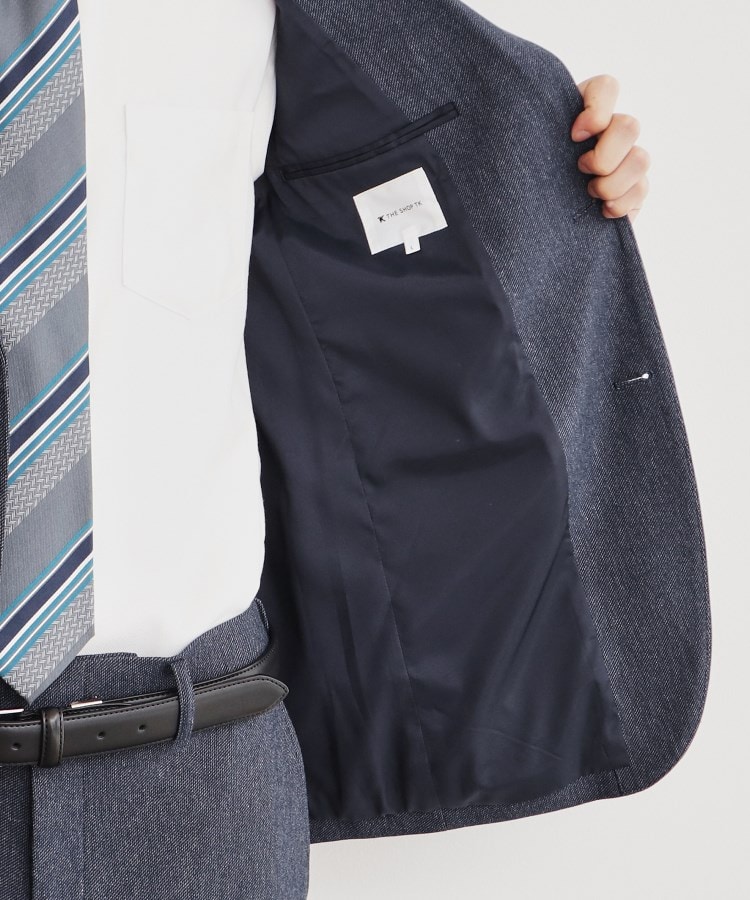 ザ ショップ ティーケー（メンズ）(THE SHOP TK(Men))のサーモウォーカーツイルジャケット【セットアップ可/ビジネス対応/ストレッチ素材/保温性〇】22