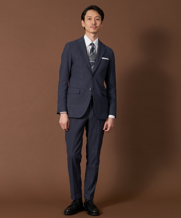 ザ ショップ ティーケー（メンズ）(THE SHOP TK(Men))のサーモウォーカーツイルジャケット【セットアップ可/ビジネス対応/ストレッチ素材/保温性〇】1