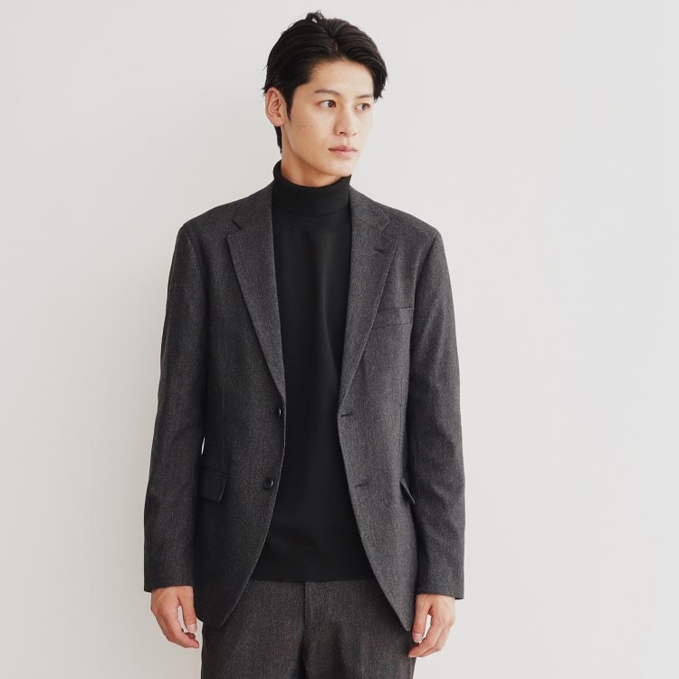 ザ ショップ ティーケー（メンズ）(THE SHOP TK(Men))のサーモウォーカーツイルジャケット【セットアップ可/ビジネス対応/ストレッチ素材/保温性〇】 テーラードジャケット