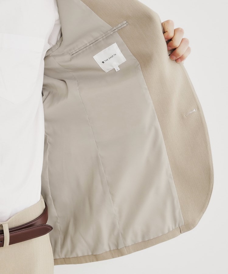 ザ ショップ ティーケー（メンズ）(THE SHOP TK(Men))のサーモウォーカーヘリンボンジャケット【セットアップ可/ビジネス対応/ストレッチ素材/保温性〇】19