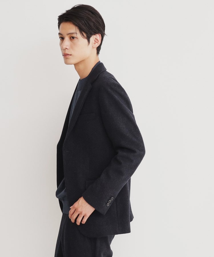 ザ ショップ ティーケー（メンズ）(THE SHOP TK(Men))のアンゴラ混ヘリンボンジャケット【セットアップ可/ビジネス対応】15