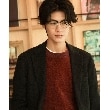 ザ ショップ ティーケー（メンズ）(THE SHOP TK(Men))のアンゴラ混ヘリンボンジャケット【セットアップ可/ビジネス対応】5