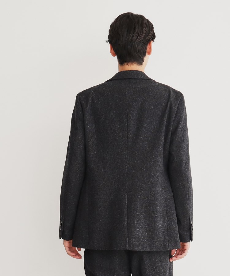 カシミヤ混ピンヘッドジャケット【セットアップ可/ビジネス対応 カシミヤ混ピンヘッドジャケット【セットアップ可/ビジネス対応