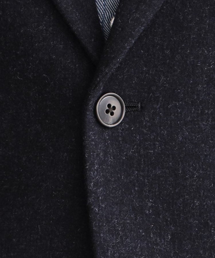 カシミヤ混ピンヘッドジャケット【セットアップ可/ビジネス対応 カシミヤ混ピンヘッドジャケット【セットアップ可/ビジネス対応