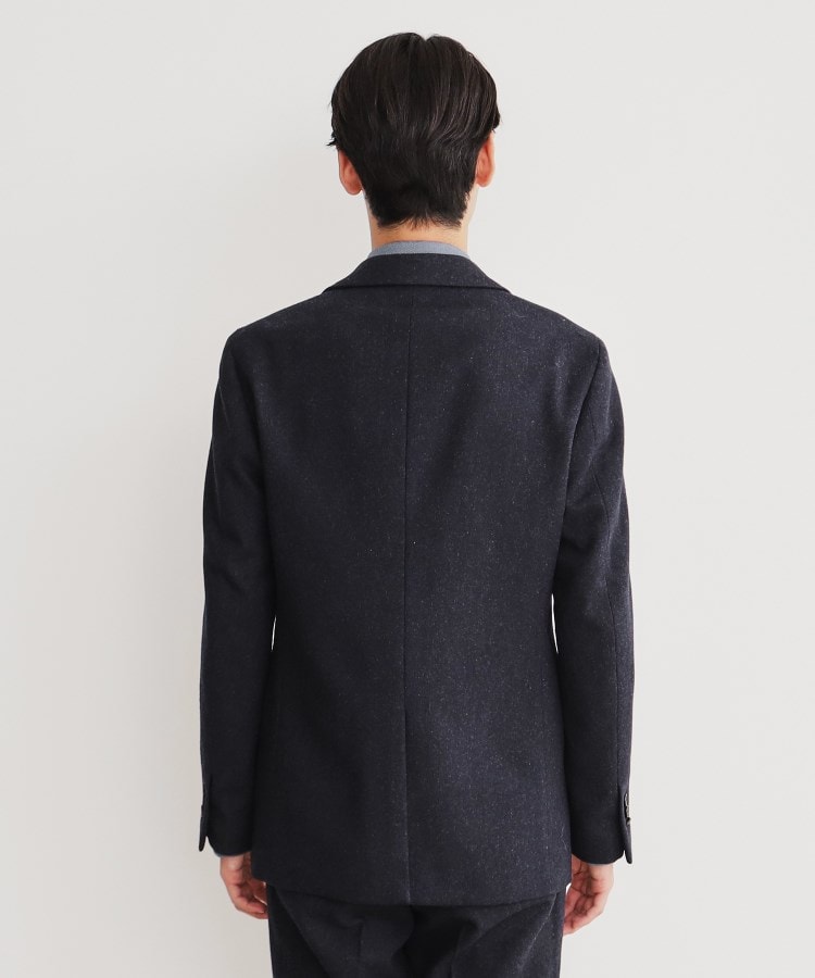 カシミヤ混ピンヘッドジャケット【セットアップ可/ビジネス対応 カシミヤ混ピンヘッドジャケット【セットアップ可/ビジネス対応