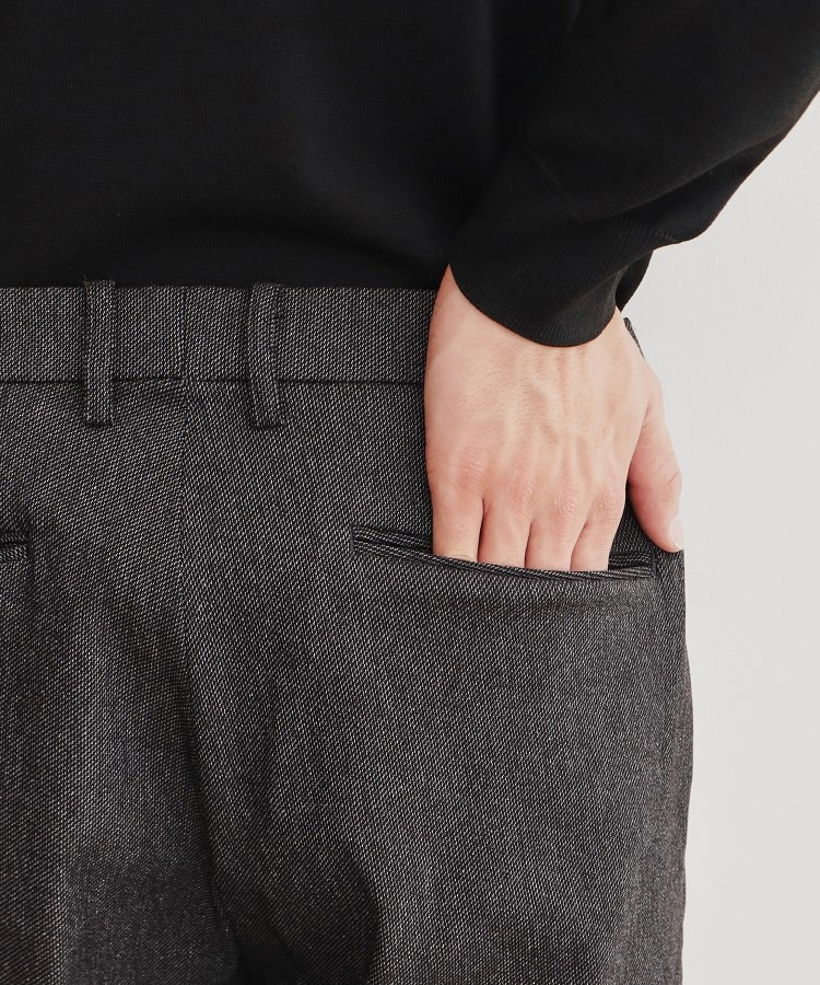 ザ ショップ ティーケー（メンズ）(THE SHOP TK(Men))のサーモウォーカーツイルスラックス【セットアップ可/ビジネス対応/ストレッチ素材/保温性〇】17
