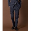 ザ ショップ ティーケー（メンズ）(THE SHOP TK(Men))のサーモウォーカーツイルスラックス【セットアップ可/ビジネス対応/ストレッチ素材/保温性〇】 ネイビー(094)