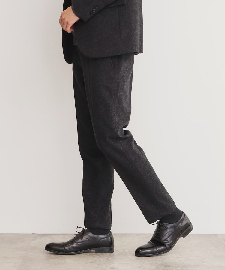 ザ ショップ ティーケー（メンズ）(THE SHOP TK(Men))のアンゴラ混ヘリンボンスラックス【セットアップ可/ビジネス対応】2