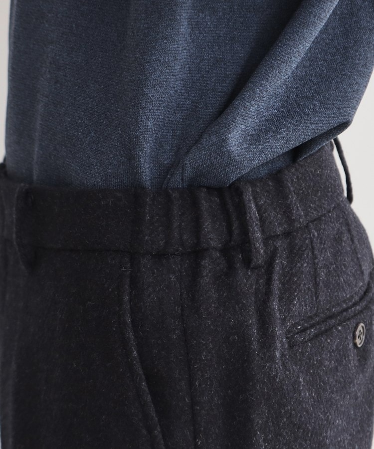 ザ ショップ ティーケー（メンズ）(THE SHOP TK(Men))のアンゴラ混ヘリンボンスラックス【セットアップ可/ビジネス対応】14