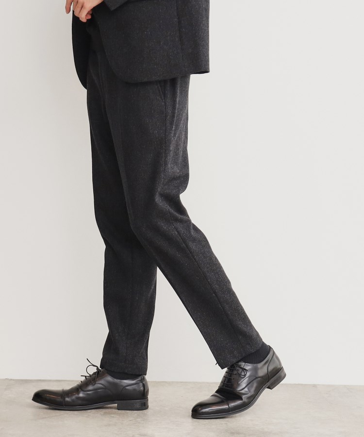 ザ ショップ ティーケー（メンズ）(THE SHOP TK(Men))のカシミヤ混ピンヘッドスラックス【セットアップ可/ビジネス対応】3