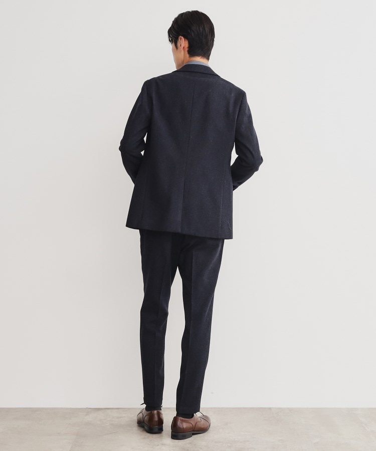 ザ ショップ ティーケー（メンズ）(THE SHOP TK(Men))のカシミヤ混ピンヘッドスラックス【セットアップ可/ビジネス対応】10