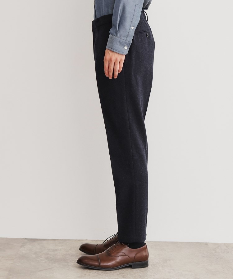 ザ ショップ ティーケー（メンズ）(THE SHOP TK(Men))のカシミヤ混ピンヘッドスラックス【セットアップ可/ビジネス対応】13