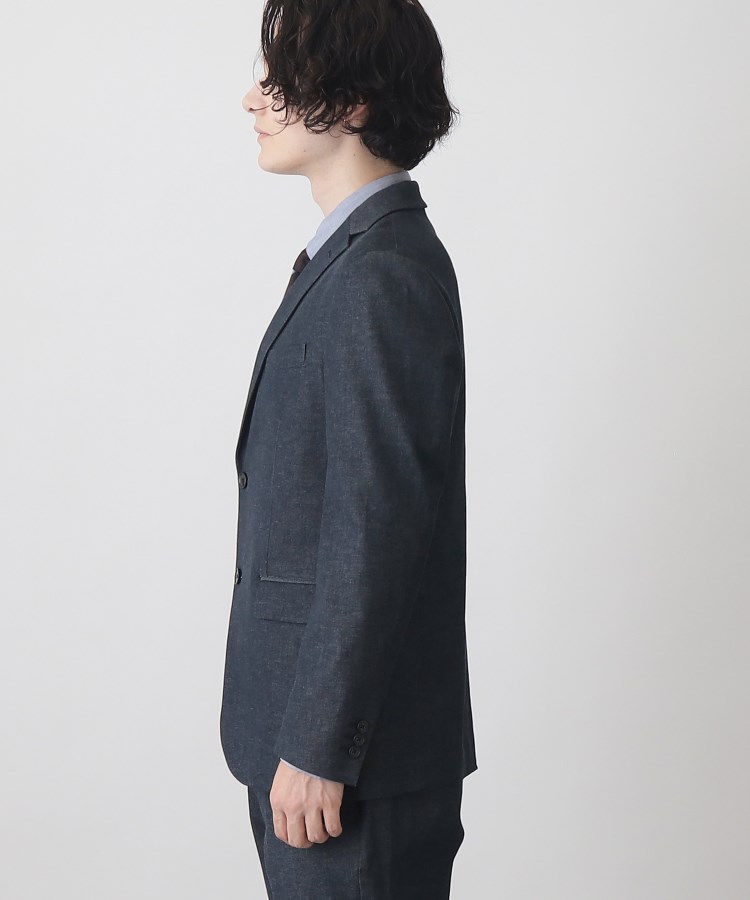 ザ ショップ ティーケー（メンズ）(THE SHOP TK(Men))のエバーデニムジャケット【セットアップ可/ビジネス対応/色落ちしにくい/ストレッチ素材】6