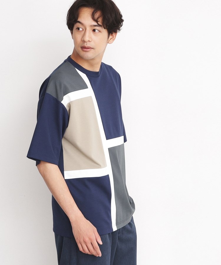ザ ショップ ティーケー（メンズ）(THE SHOP TK(Men))のアートフレームパターンTシャツ13