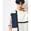 ザ ショップ ティーケー（メンズ）(THE SHOP TK(Men))のアートフレームパターンTシャツ オフホワイト(503)