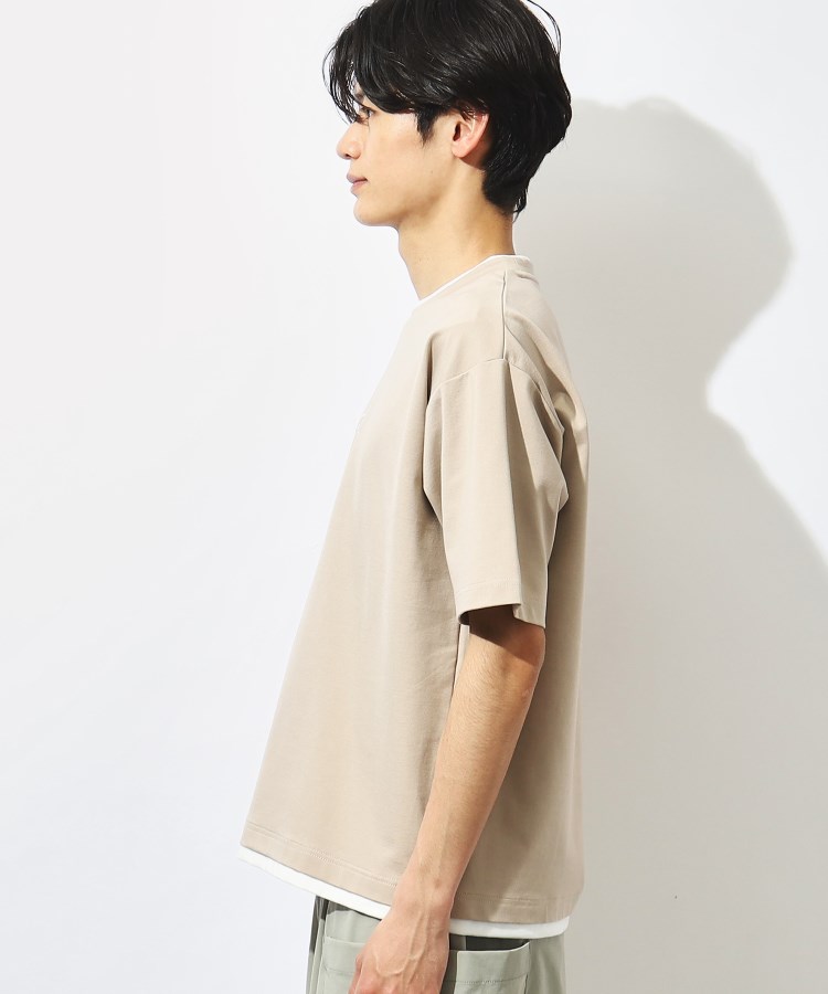 ザ ショップ ティーケー（メンズ）(THE SHOP TK(Men))の【接触冷感】ポンチフェイクレイヤードTシャツ2