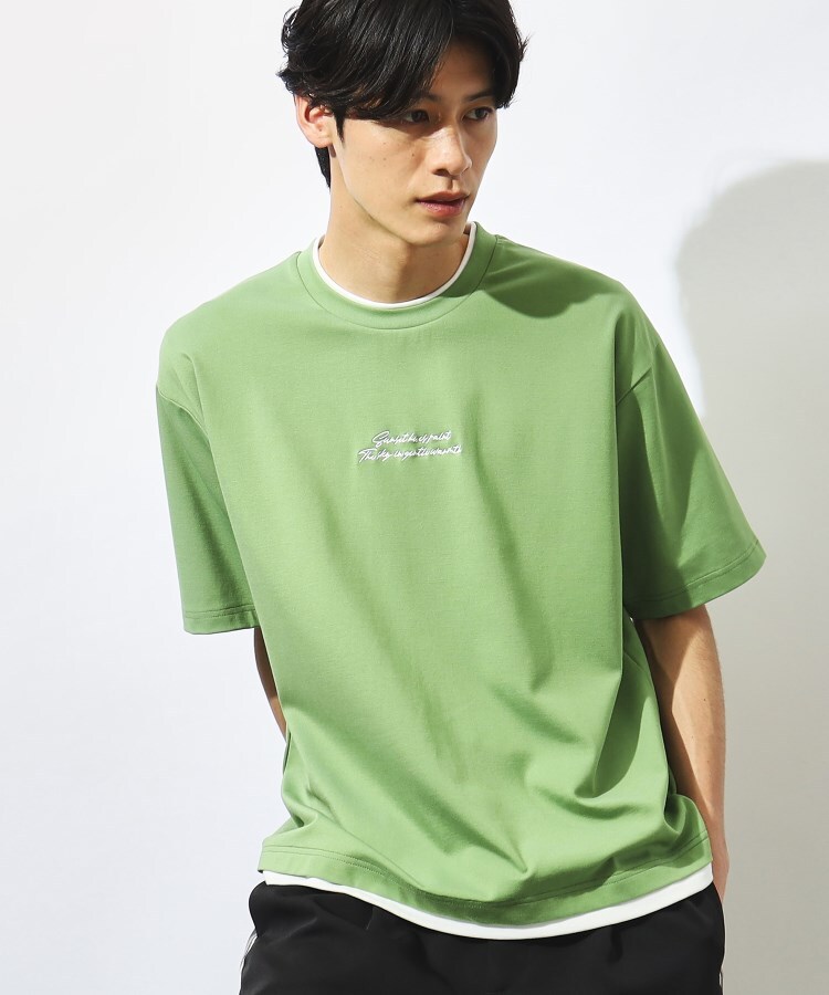 ザ ショップ ティーケー（メンズ）(THE SHOP TK(Men))の【接触冷感】ポンチフェイクレイヤードTシャツ15