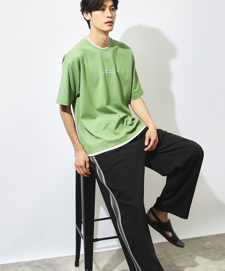 ザ ショップ ティーケー（メンズ）(THE SHOP TK(Men))の【接触冷感】ポンチフェイクレイヤードTシャツ16