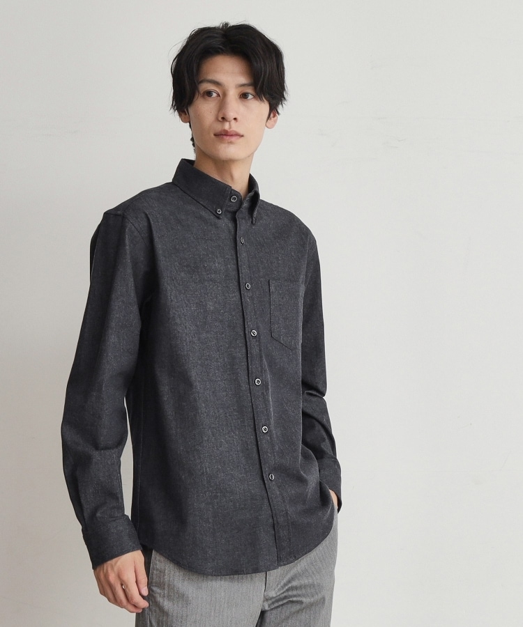 色落ちしにくい】エバーデニムシャツ(カジュアルシャツ) | THE 色落ちしにくい】エバーデニムシャツ(カジュアルシャツ) | THE