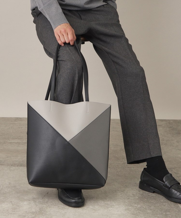 ザ ショップ ティーケー（メンズ）(THE SHOP TK(Men))のパネルライントートバッグ14
