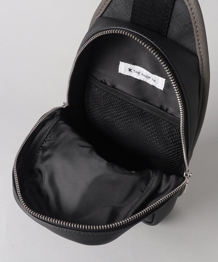 ザ ショップ ティーケー（メンズ）(THE SHOP TK(Men))のサフィアーノ切替えボディバック7