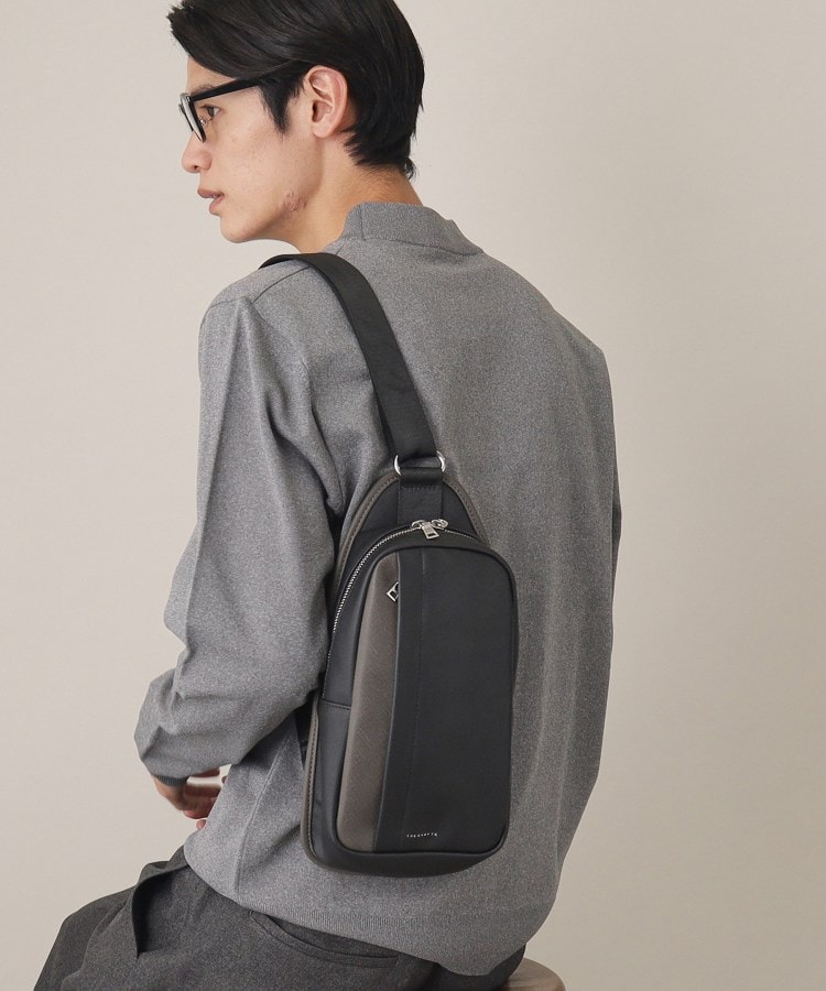 ザ ショップ ティーケー（メンズ）(THE SHOP TK(Men))のサフィアーノ切替えボディバック15