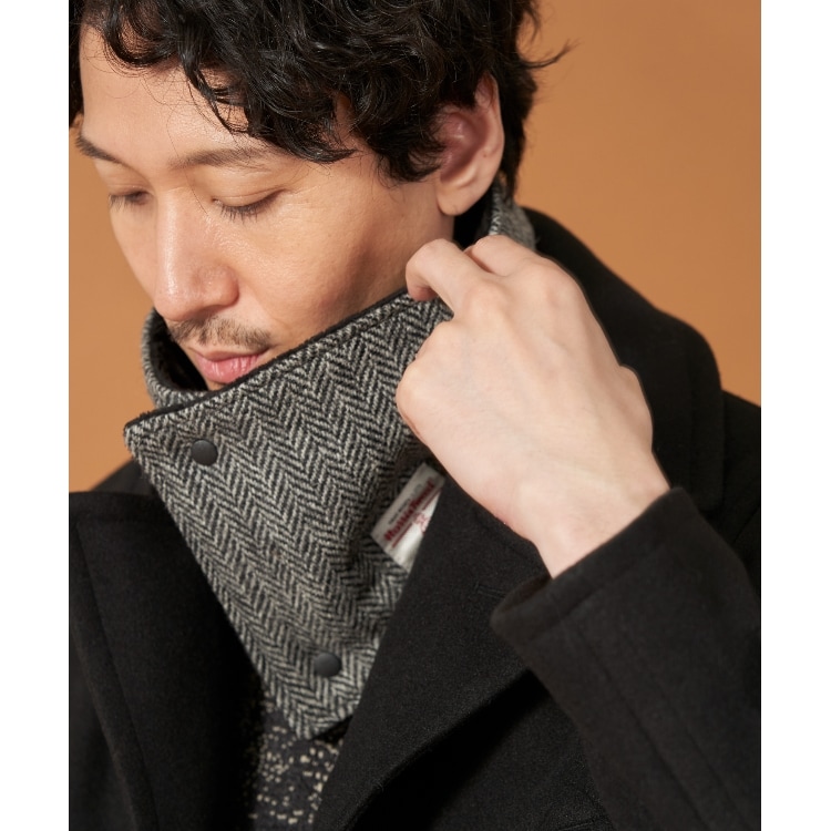 HARRIS TWEED/ハリスツイード】ショートボアネックウォーマー HARRIS TWEED/ハリスツイード】ショートボアネックウォーマー