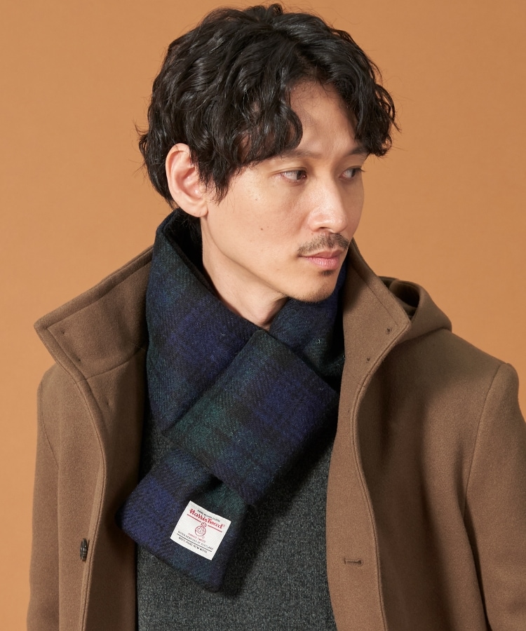 ザ ショップ ティーケー（メンズ）(THE SHOP TK(Men))の【HARRIS TWEED／ハリスツイード】中綿入り差込マフラー1