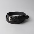 ザ ショップ ティーケー（メンズ）(THE SHOP TK(Men))のレザーブロックチェックベルト1