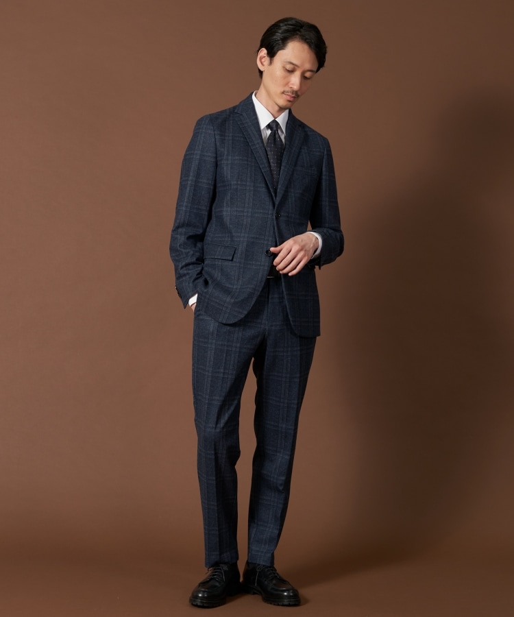 ザ ショップ ティーケー（メンズ）(THE SHOP TK(Men))の起毛TRジャージスラックス 【セットアップ可/ビジネス対応/ストレッチ】1