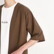 ザ ショップ ティーケー（メンズ）(THE SHOP TK(Men))の【インナー×五分袖カーデ セットアイテム】梨地ハーフスリーブカーディガン×ライトパーフェクティー5