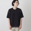 ザ ショップ ティーケー（メンズ）(THE SHOP TK(Men))の冷感ポンチステッチTシャツ 接触冷感／リラックスシルエット ブラック(019)